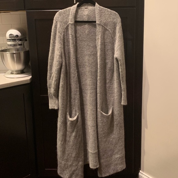 Free People Gray Long Cardigan - Picture 4 of 8